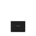 Portacarte Saint Laurent Grain de Poudre Nero