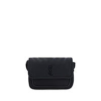 Borsa a tracolla in poliammide nera Saint Laurent