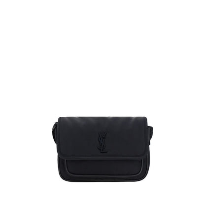 Borsa a tracolla in poliammide nera Saint Laurent
