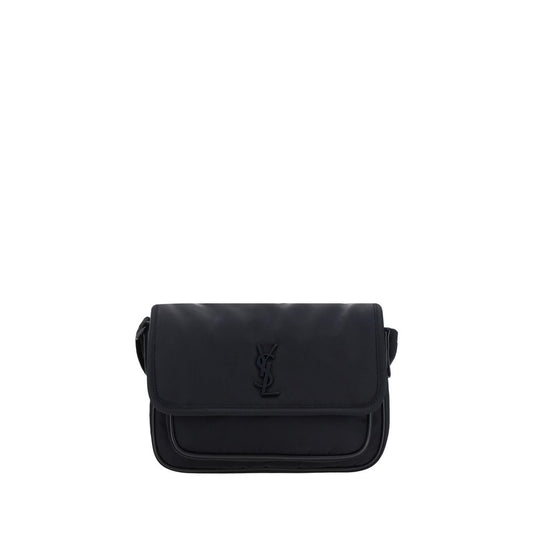 Borsa a tracolla in poliammide nera Saint Laurent