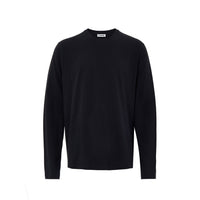 Maglietta nera in cotone Jil Sander