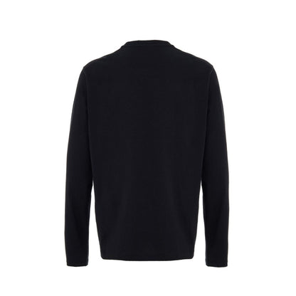 Maglietta nera in cotone Jil Sander