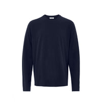 Maglietta in cotone blu Jil Sander