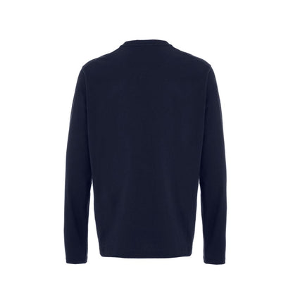 Maglietta in cotone blu Jil Sander