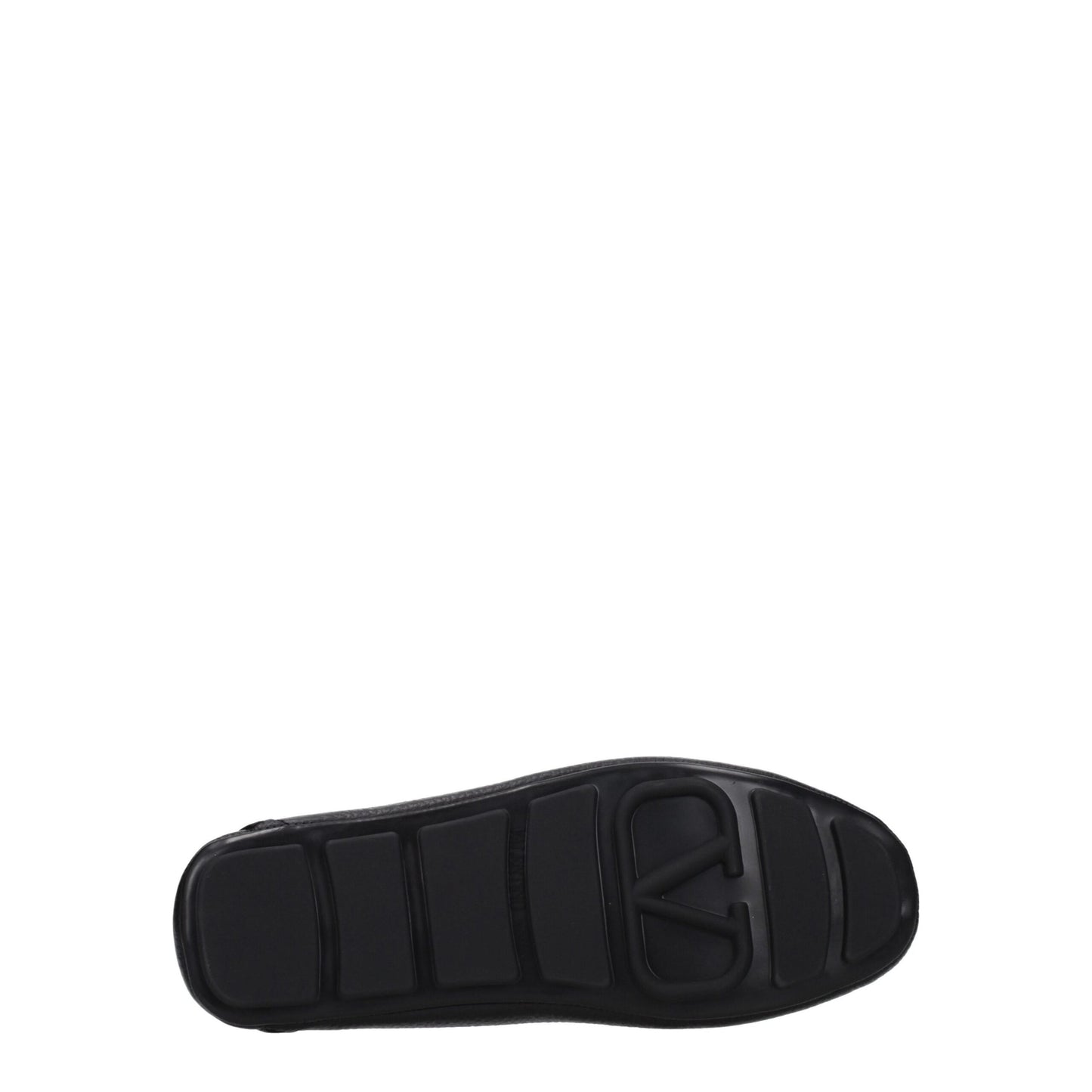Mocassins en cuir noir Valentino Garavani
