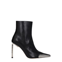 Bottines Off-White en cuir noir