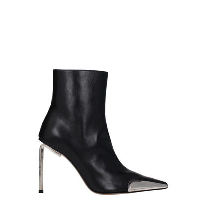 Bottines Off-White en cuir noir