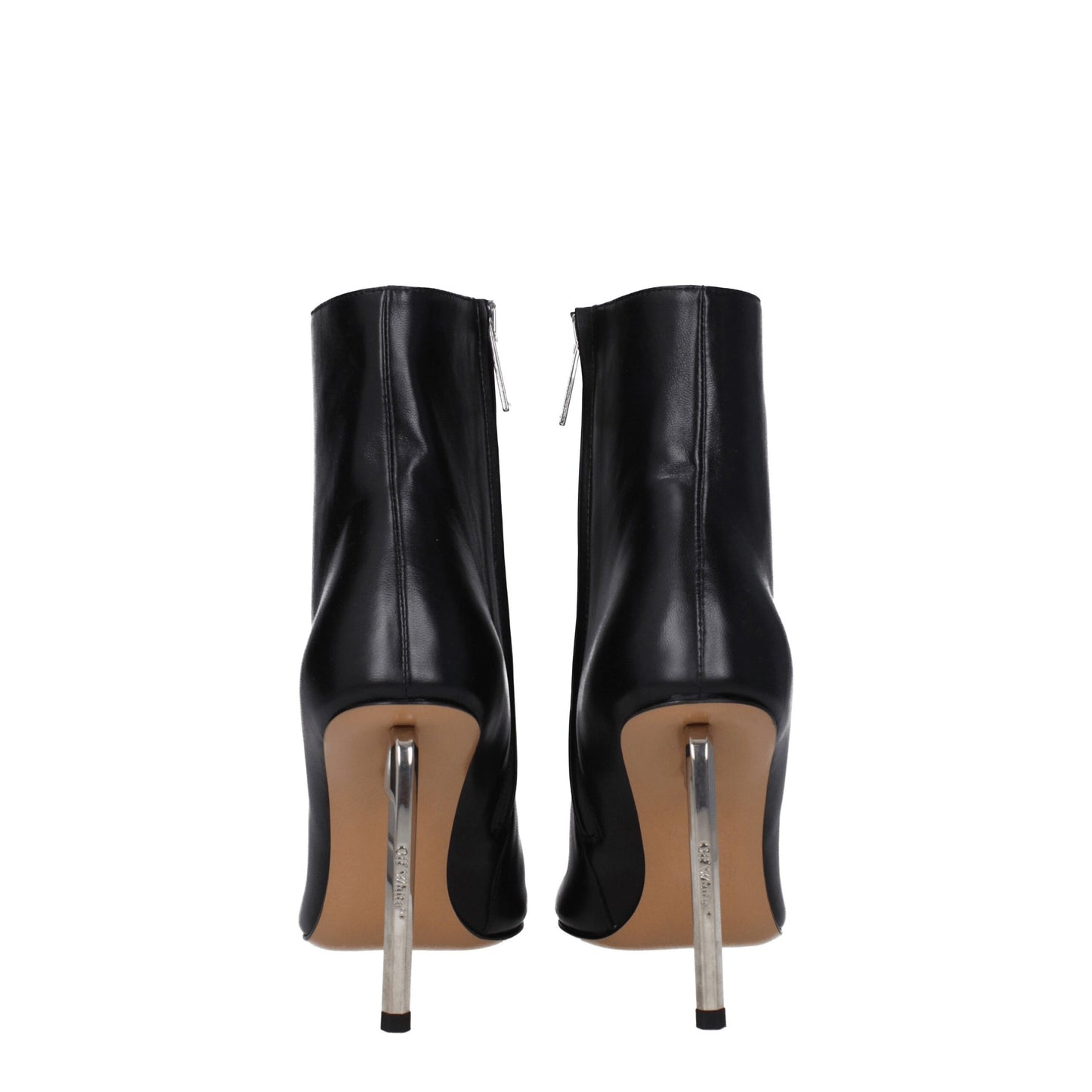 Bottines Off-White en cuir noir