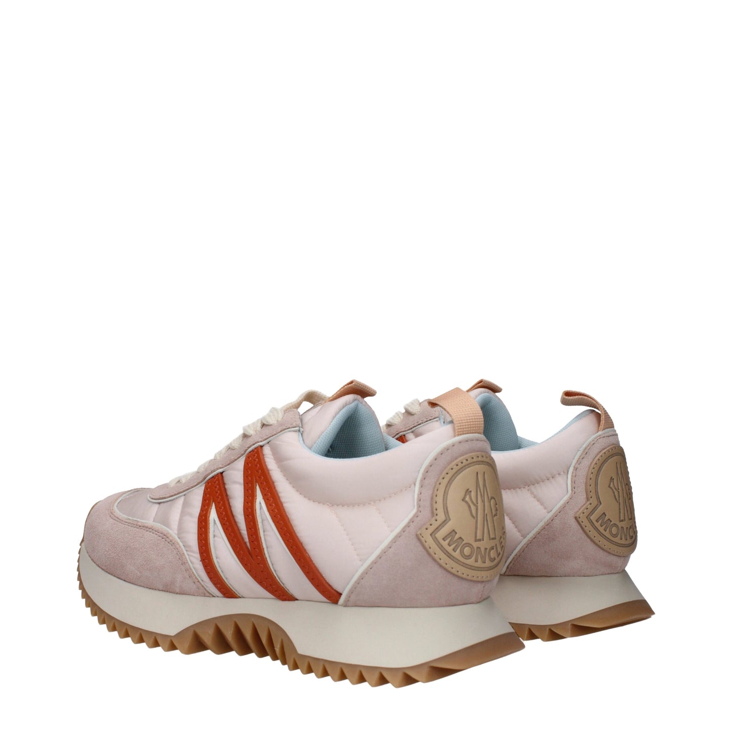 Sneakers grosse in tessuto rosa Moncler