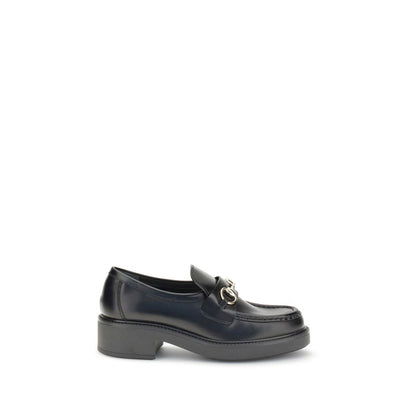 Mocassins Gucci Bos Taurus en cuir de veau noir