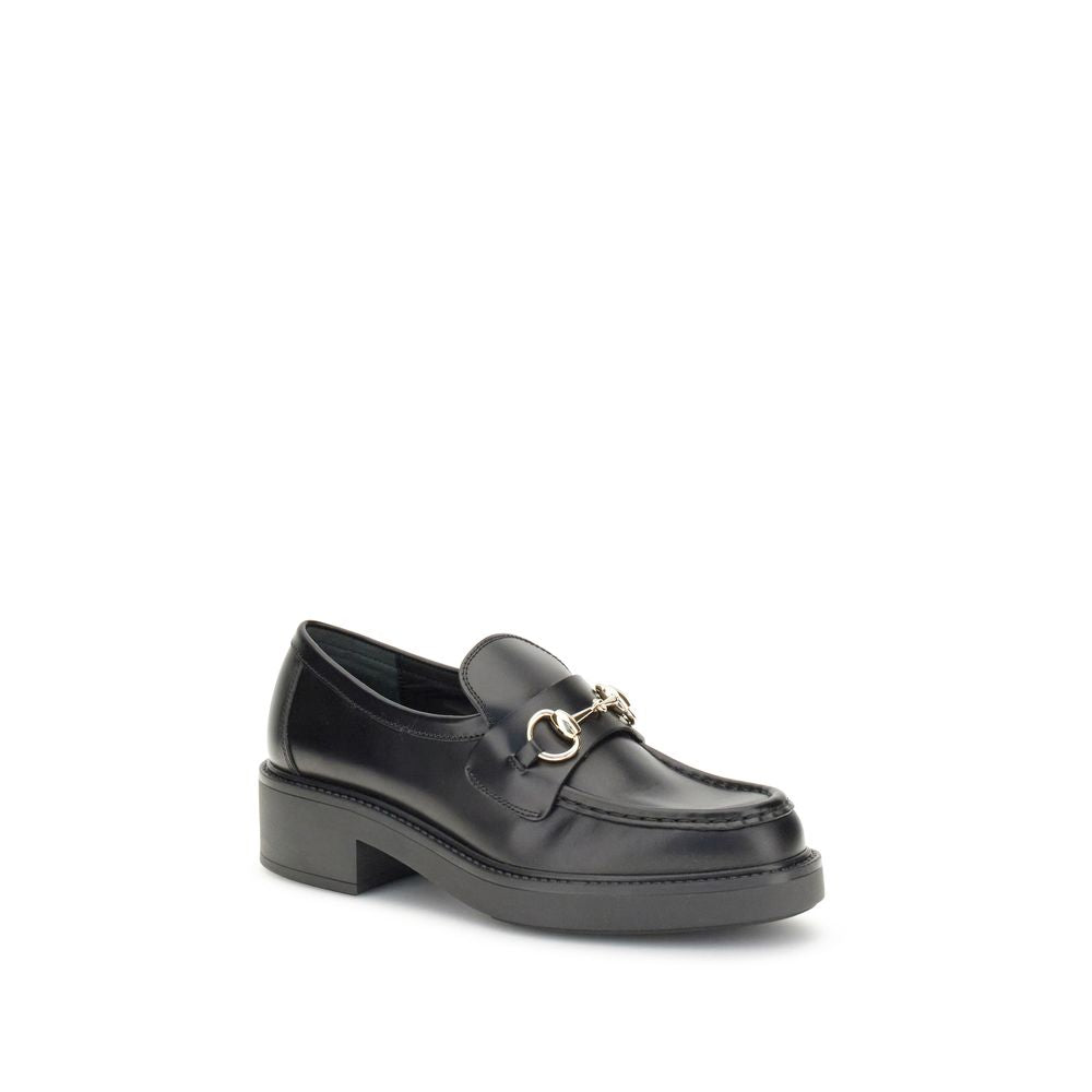 Mocassins Gucci Bos Taurus en cuir de veau noir