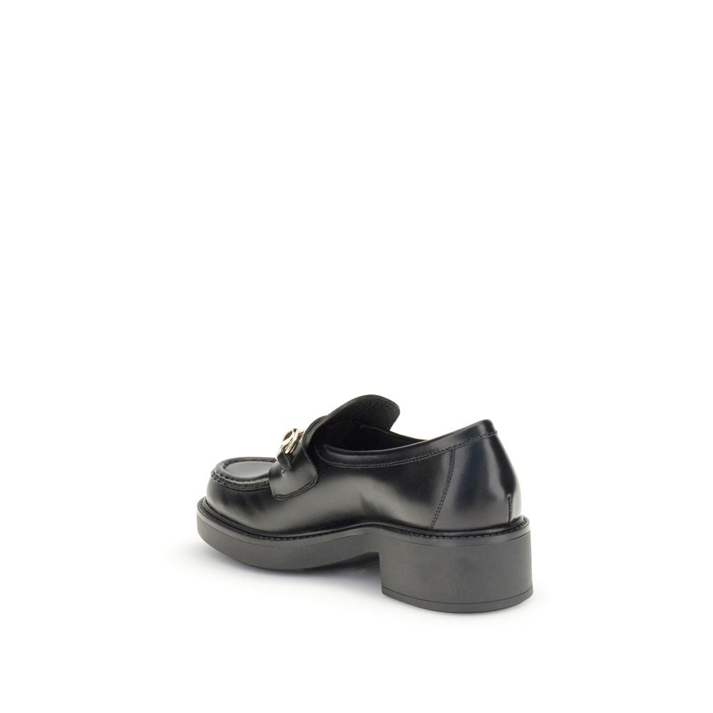 Mocassins Gucci Bos Taurus en cuir de veau noir