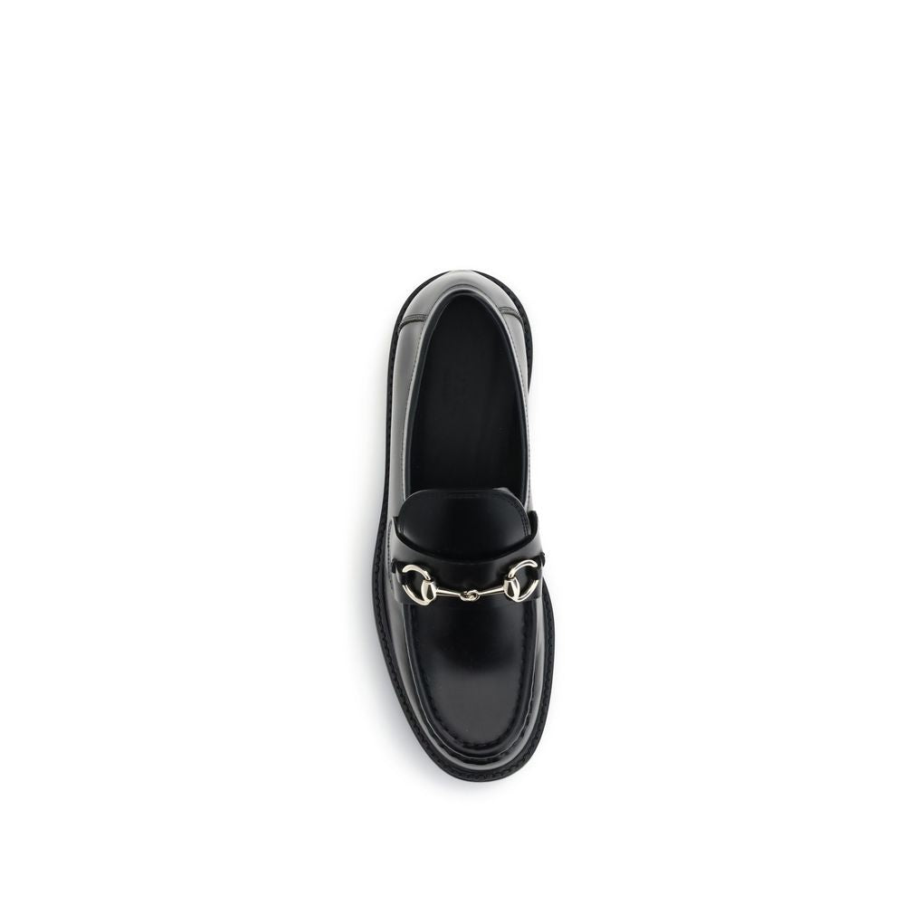 Mocassins Gucci Bos Taurus en cuir de veau noir