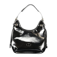 Borsa hobo da donna Twinset in poliuretano nero