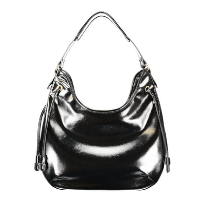 Borsa hobo da donna Twinset in poliuretano nero