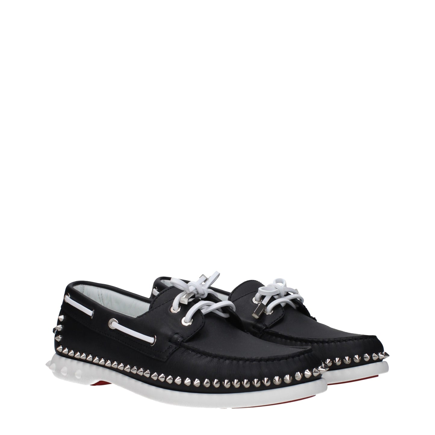 Mocassins Christian Louboutin en cuir noir