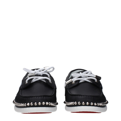 Mocassins Christian Louboutin en cuir noir