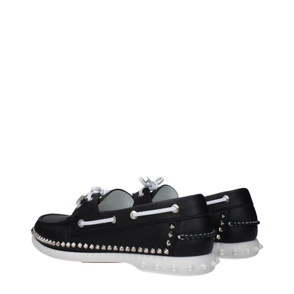 Mocassins Christian Louboutin en cuir noir