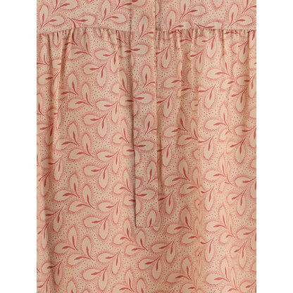 Kristina Ti Light Pink Silk Pattern Shirt