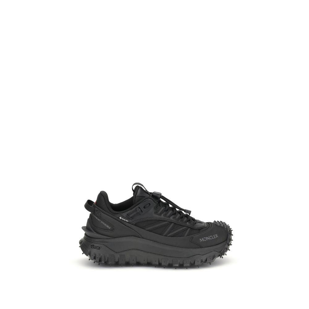 Moncler Sneakers sportive in pelle di vitello nera Bos Taurus