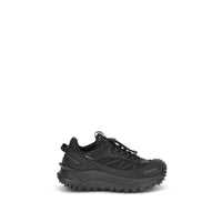 Moncler Sneakers sportive in pelle di vitello nera Bos Taurus
