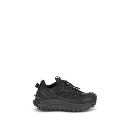 Moncler Sneakers sportive in pelle di vitello nera Bos Taurus