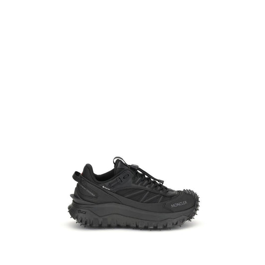 Moncler Sneakers sportive in pelle di vitello nera Bos Taurus