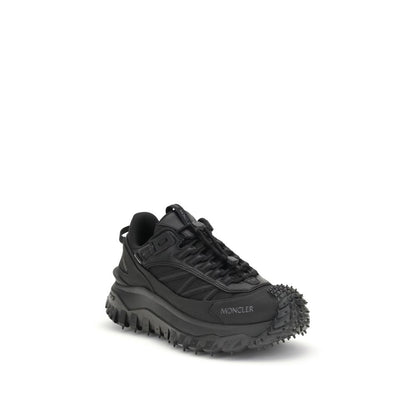 Moncler Sneakers sportive in pelle di vitello nera Bos Taurus