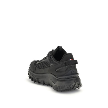 Moncler Sneakers sportive in pelle di vitello nera Bos Taurus