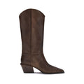 Bottes en cuir marron Paris Texas