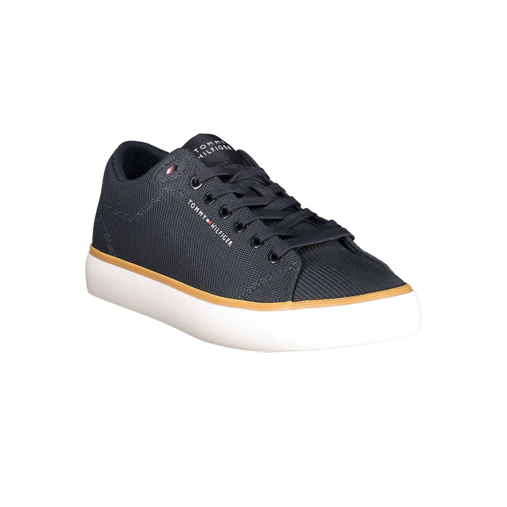 Baskets Tommy Hilfiger bleues en polyester pour homme