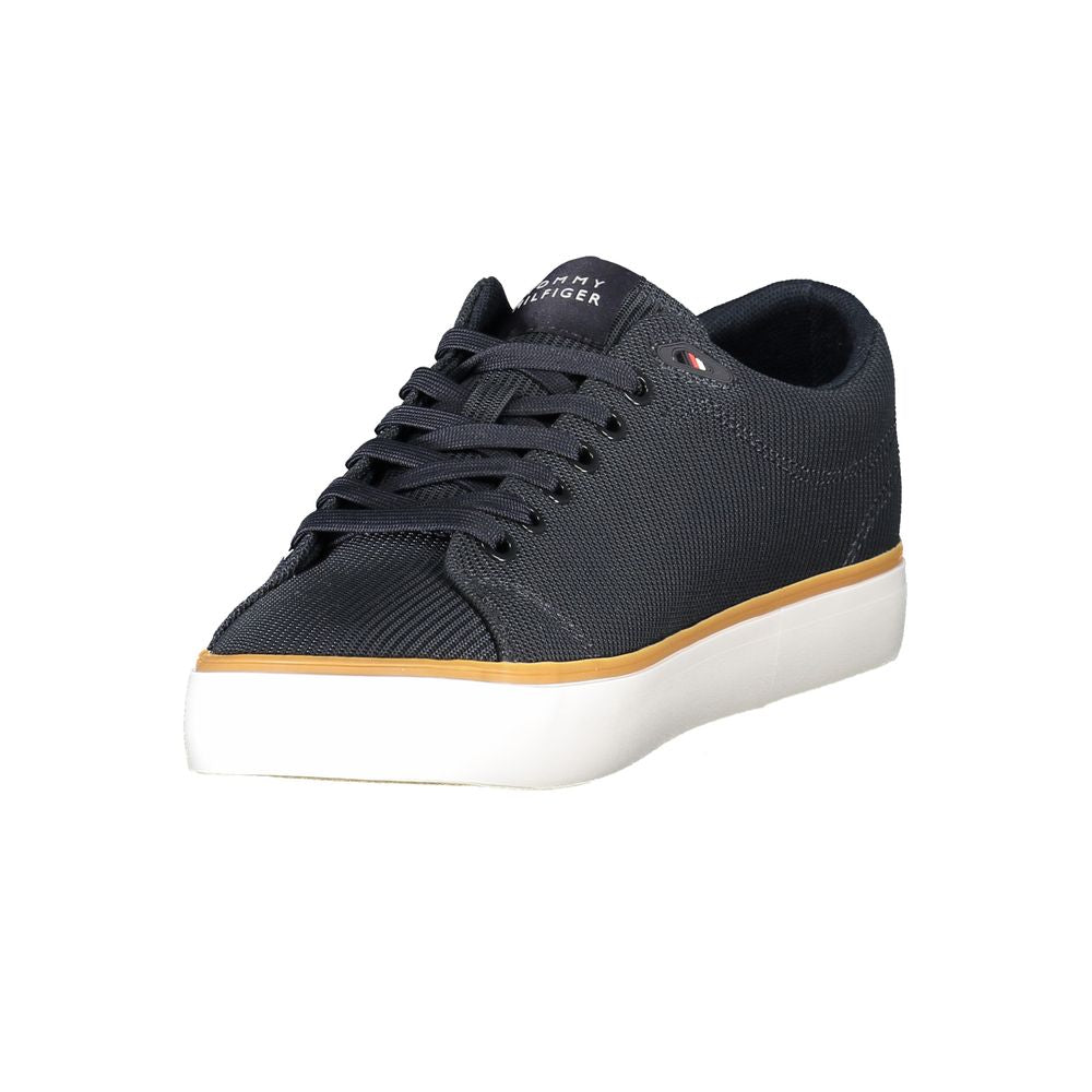 Baskets Tommy Hilfiger bleues en polyester pour homme