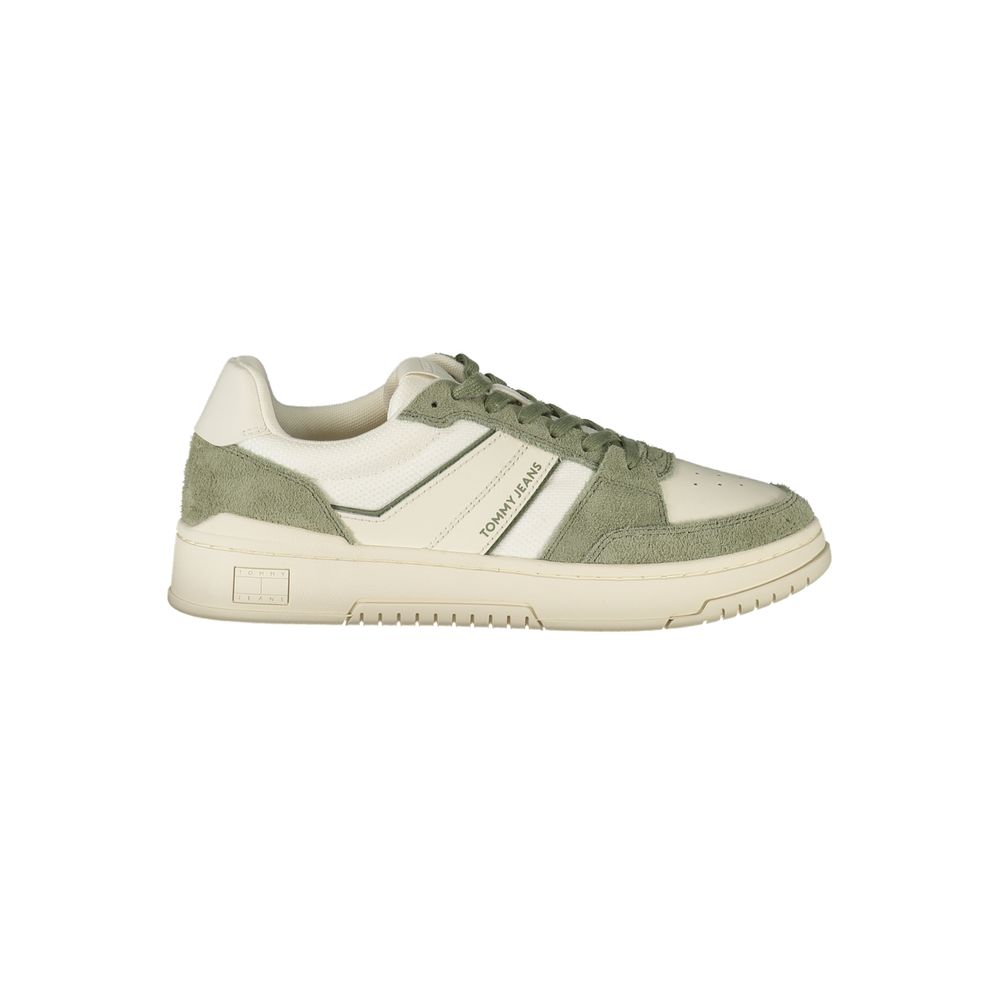 Baskets Tommy Hilfiger blanches en polyester pour homme