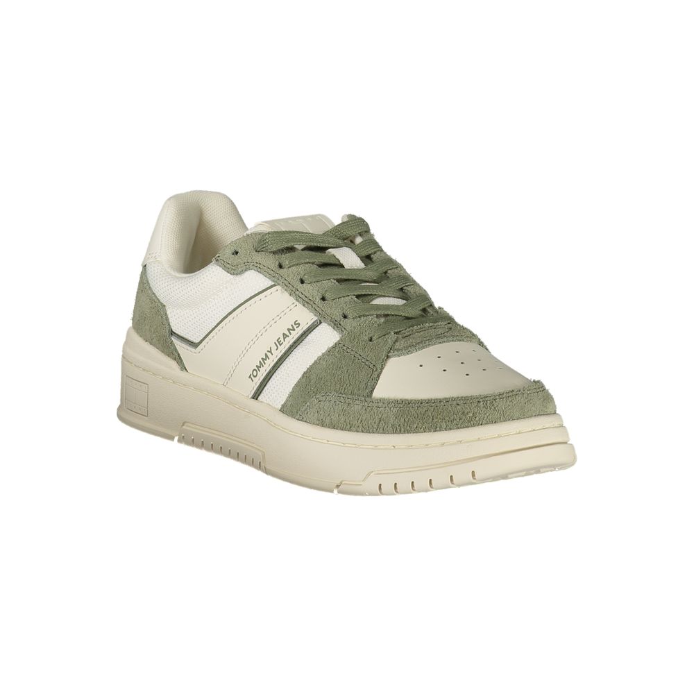 Baskets Tommy Hilfiger blanches en polyester pour homme