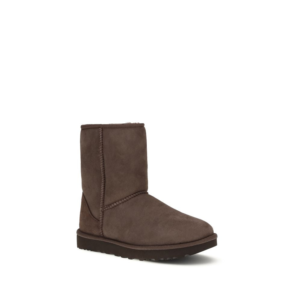 Bottes UGG en cuir marron