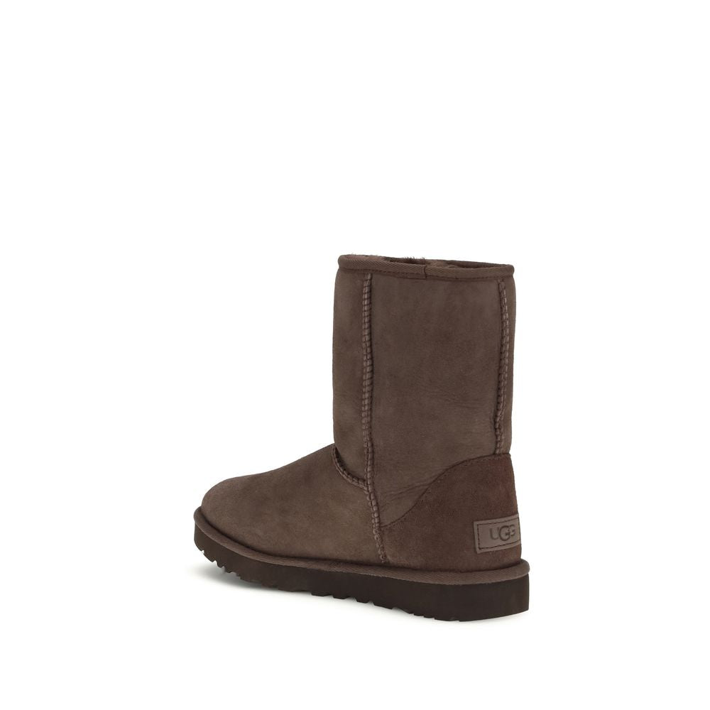 Bottes UGG en cuir marron