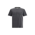Maglietta in cotone grigio Golden Goose