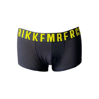 Boxer da uomo in cotone nero di Bikkembergs