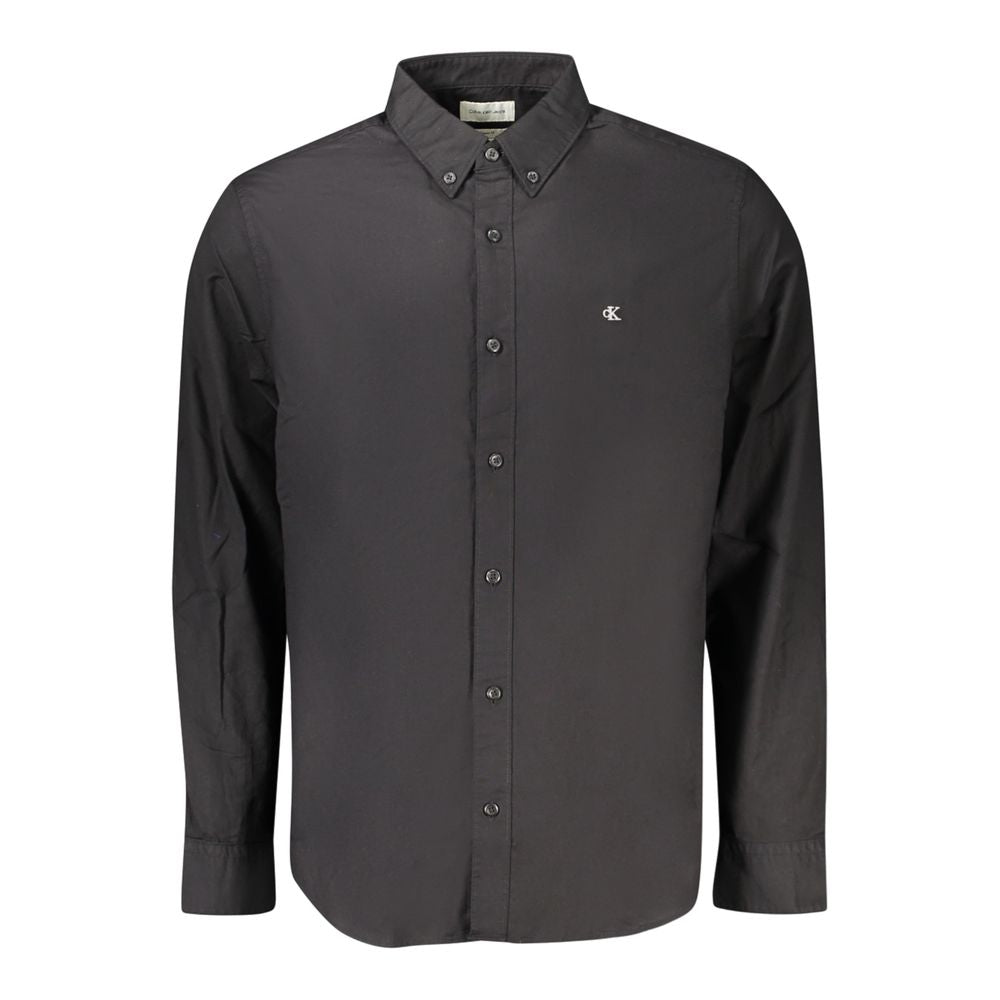 Chemise en coton noire Calvin Klein