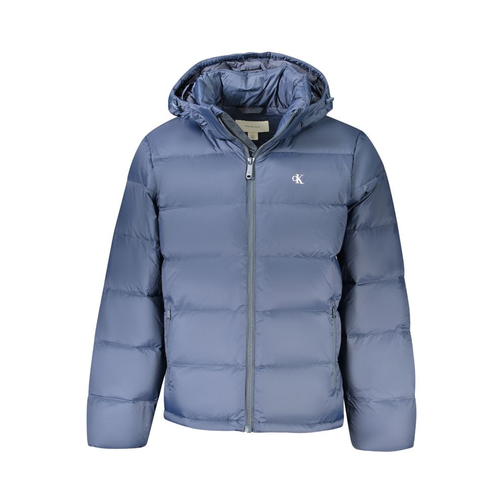Giacca da uomo in poliammide blu Calvin Klein