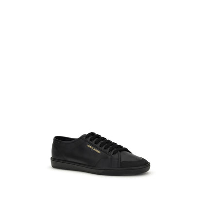 Baskets Saint Laurent en cuir de veau noir Bos Taurus