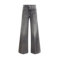Jacob Cohen Gray Cotton Relaxed Fit Jeans