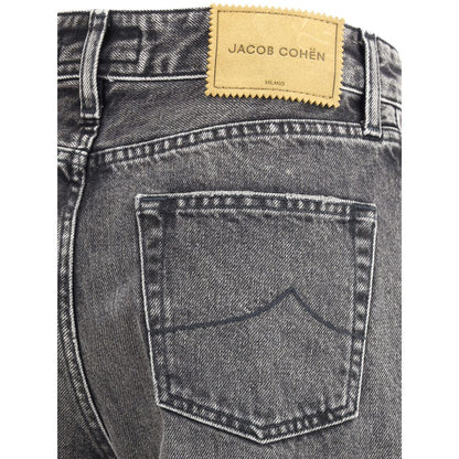 Jacob Cohen Jeans Rilassati in Cotone Grigio