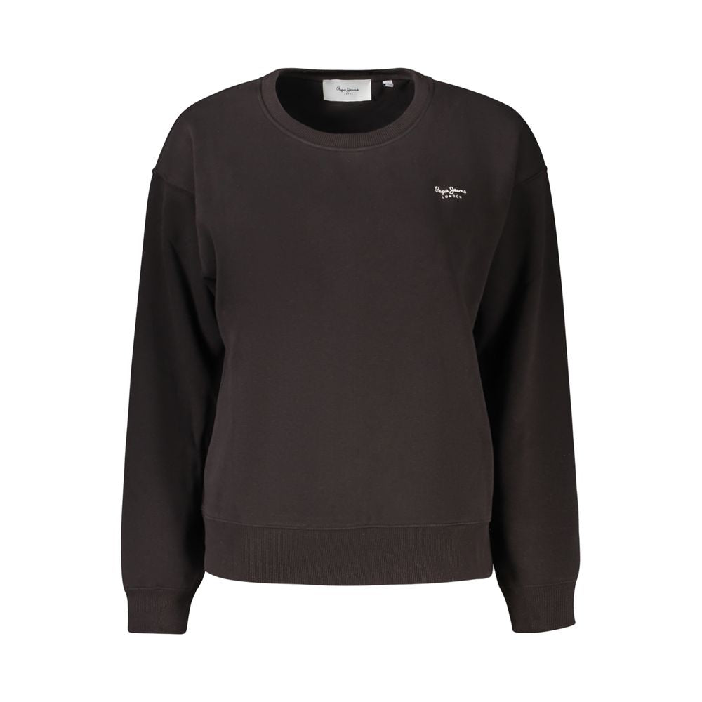 Felpa da donna in poliestere nero Pepe Jeans