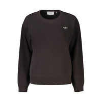 Felpa da donna in poliestere nero Pepe Jeans