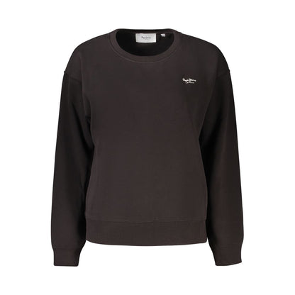 Felpa da donna in poliestere nero Pepe Jeans