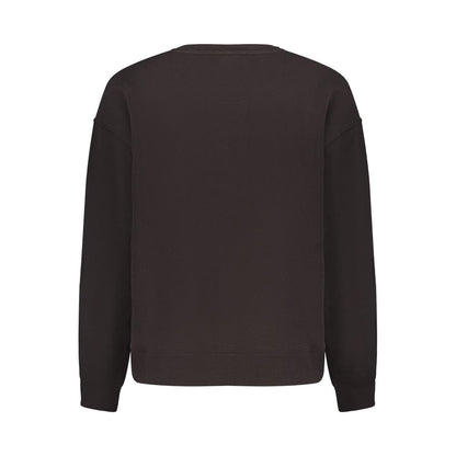 Felpa da donna in poliestere nero Pepe Jeans