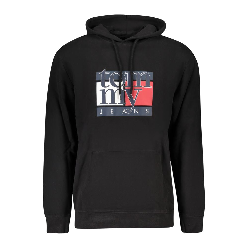 Sweat-shirt Tommy Hilfiger en coton noir pour homme