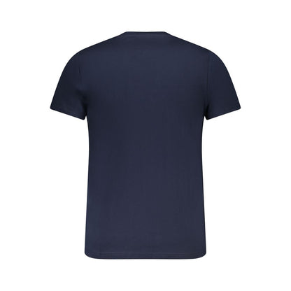 Maglietta da uomo in cotone blu Tommy Hilfiger