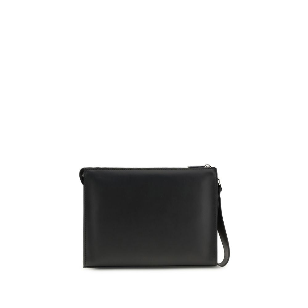 Pochette Fendi en cuir noir